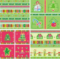 Christmas pattern set - seamless tile N2