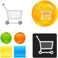 Shopping cart vector icon N2