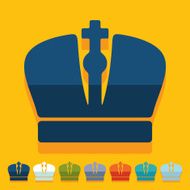 Flat design crown N2