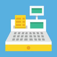 Vector Cash Register Icon