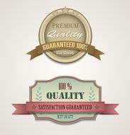 Vintage and retro web design elements