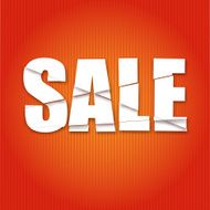Lettering Sale dynamic background