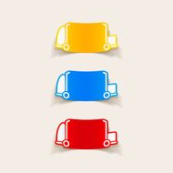 realistic design element trolley N2