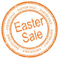 Easter Sale rubber stamp