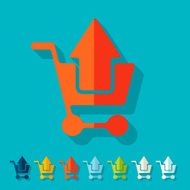 Flat design shopping N2