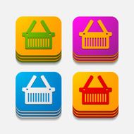 square button basket