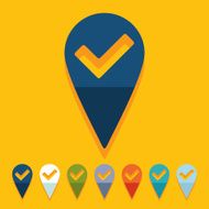 Flat design pointer N3
