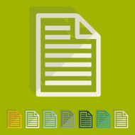 Flat design paper N3