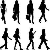 Walking people N12