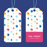 Vector abstract hanging jewels striped vertical stripe frame pattern tags
