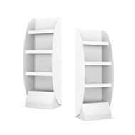 blank displays with shelves N4
