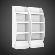 blank displays with shelves N5