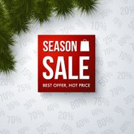 Season sale design template