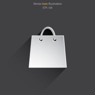 Vector shopping basket web flat icon N2
