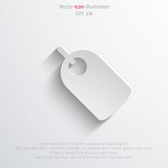 Vector label web icon N4