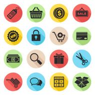 Shopping Icons N160