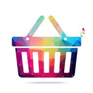Abstract Shopping Basket