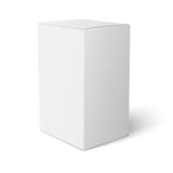 White paper box template N2