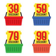 Set Of Shopping Basket Discount N2