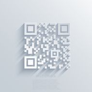 Vector modern qr code background