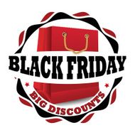 Black Friday Big Discounts Label