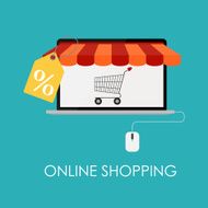 Online Shopping Flat Concept for Mobile Apps N6