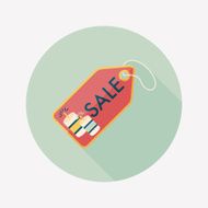 Chinese New Year SALE flat icon with long shadow eps10 N11