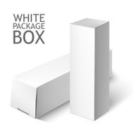 Set Of White Package Box Mockup Template