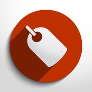 Vector label web icon N5