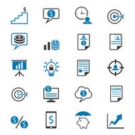 Business and finance icons N43