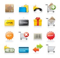 Shopping Icons N166