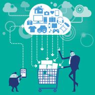Business concept Online shopping