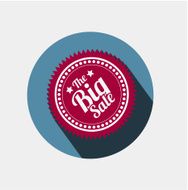 Sticker in flat style N3