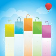 Flying Formation Shopping Bags