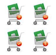 Processor in shopping cart