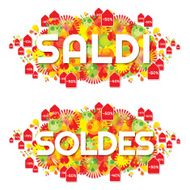 Funky Saldi e Soldes Background