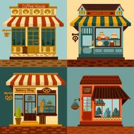 Shops Facades Set N2