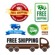 Free Shipping Badges And Icons