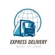 delivery vector logo design template transportation or truck icon N2