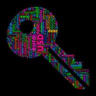 Key on Business and Finance Word Cloud N2