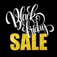 Black Friday Sale Calligraphic Design Vector illustration N16