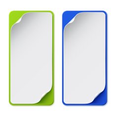 Set of two colorful banners Vector illustration
