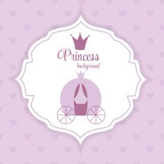 Princess Crown Background Vector Illustration N10
