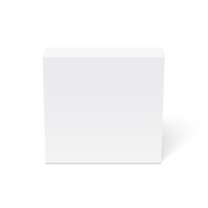 Blank box isolated on white background N2