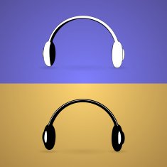 Headphone for support or service