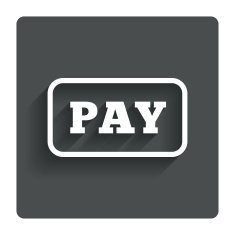 Pay sign icon Shopping button N2