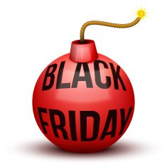 Red Bomb About To Blast with Black Friday sales tag N2