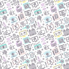 Seamless Marketing Pattern N2