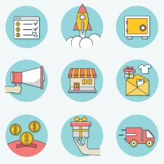 Set of business icons - part 2
