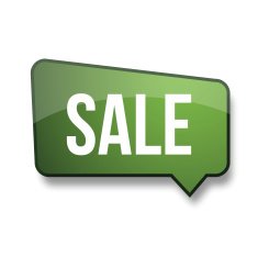 Sale green label